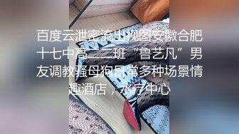 百度云泄密流出视图安徽合肥十七中高二二班“鲁艺凡”男友调教骚母狗日常多种场景情趣酒店，水疗中心