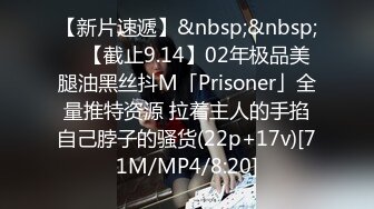 【新片速遞】&nbsp;&nbsp; ✨【截止9.14】02年极品美腿油黑丝抖M「Prisoner」全量推特资源 拉着主人的手掐自己脖子的骚货(22p+17v)[71M/MP4/8:20]