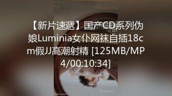 【新片速遞】国产CD系列伪娘Luminia女仆网袜自插18cm假JJ高潮射精 [125MB/MP4/00:10:34]